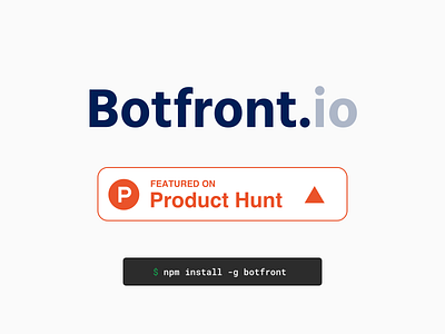 Botfront is on Product Hunt ai artificial intelligence bot botfront chat chatbot conversation conversation builder conversational desktop entity hunt intent nlu open source open source product product hunt rasa web app