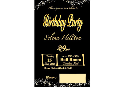 Birthday Party Invitation animation birthday party branding design graphic design illustration invitation logo motion graphics vector