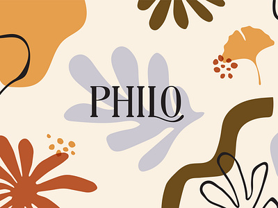 Philo ReBrand background brand identity branding floral florist flower greenville hand drawn hand lettering illustration logo matisse modern pattern simple typography