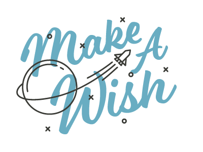 Make a Wish dapper ink explore illustration lettering letterpress line art minimal overlay script space type typography