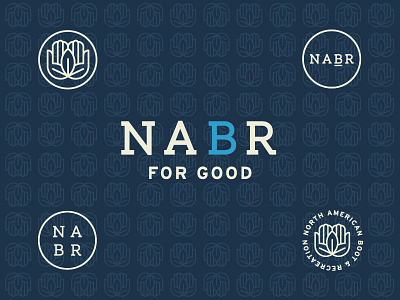 NABR Branding badge boot branding good hands identity illustration monoline north american pattern recreation typography