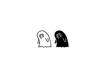 Pure Ghost Merch Pt. 3 band black and white ghost illustration merch minimal music pure sad shoegaze yin yang