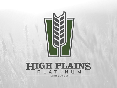 High Plains Platinum Identity ag agriculture branding design farm farming identity kansas logo wheat