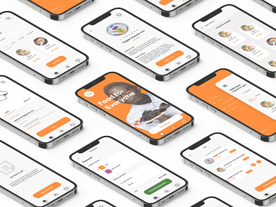 Food Ordering App @pro animation app branding design flat graphic design icon illustration logo minimal motion graphics product design typography ui ux vector web web design website