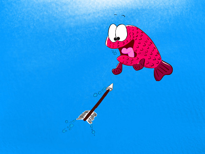 FISH! animal character design design fish illustration sea vector