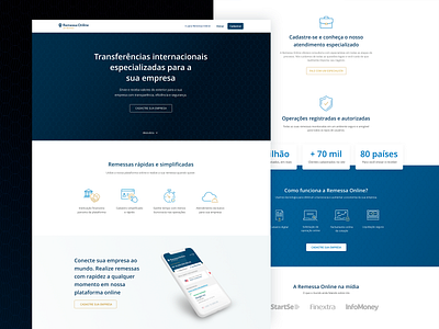 Remessa for Business Home Page