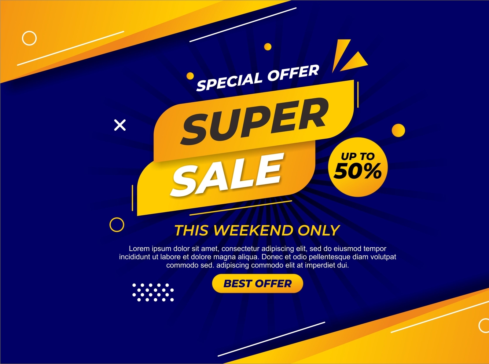 Banner Super Sale | Free Download by AREX_ID on Dribbble