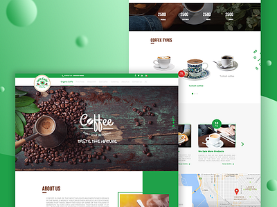 Urth Cafe Website graphic illustration landing material page ui ux we website