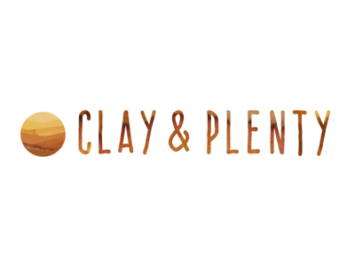 logo design: Clay and Plenty