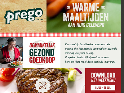 Prego website beef carrots food kitchen lato meat tiles veneer website wood