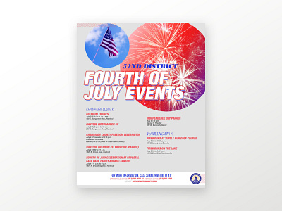 Fourth of July Event Flyer