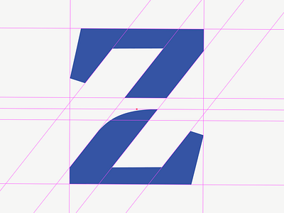 Z+H Monogram Construction brand branding design logo type