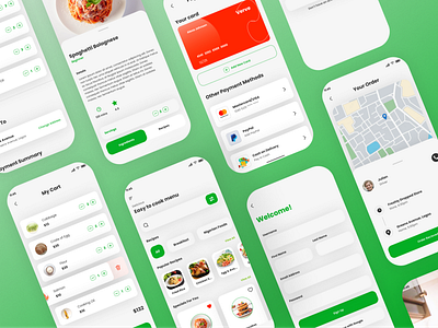 Food Recipe App UI Design app figma ui ux
