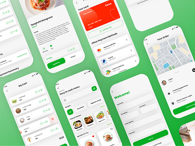 Food Recipe App UI Design