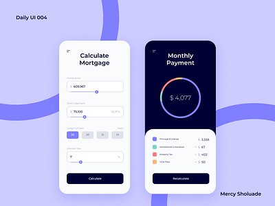 Daily UI 004 - Calculator dailyui design figma ui