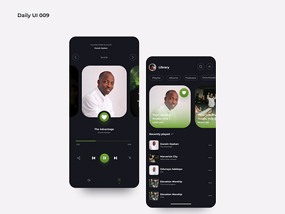 Daily UI 009 - Music Player