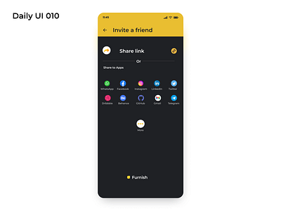 Daily UI 010 - Social share dailyui design figma ui