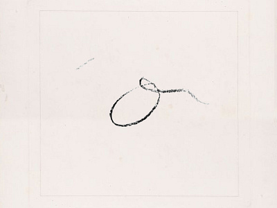 o black white charcoal cursive design draft hand icon illistration lettering logo test type typography