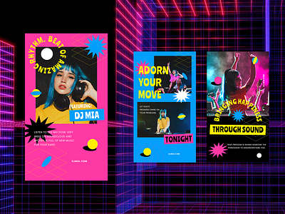 DJ Promotion for Instagram animation branding design graphic design illustration logo motion graphics ui ux vector