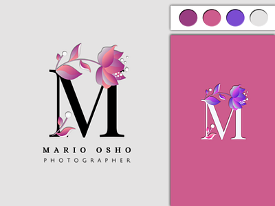 Mario Osho Photographer Rebrand & Logo animation branding design graphic design illustration logo motion graphics ui ux vector