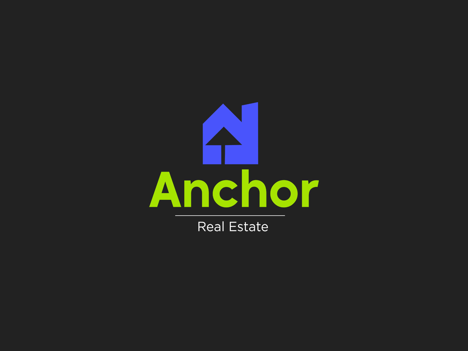 Anchor real estate company by siliconreef on Dribbble