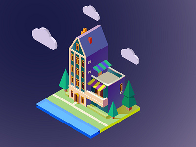 Isometric house