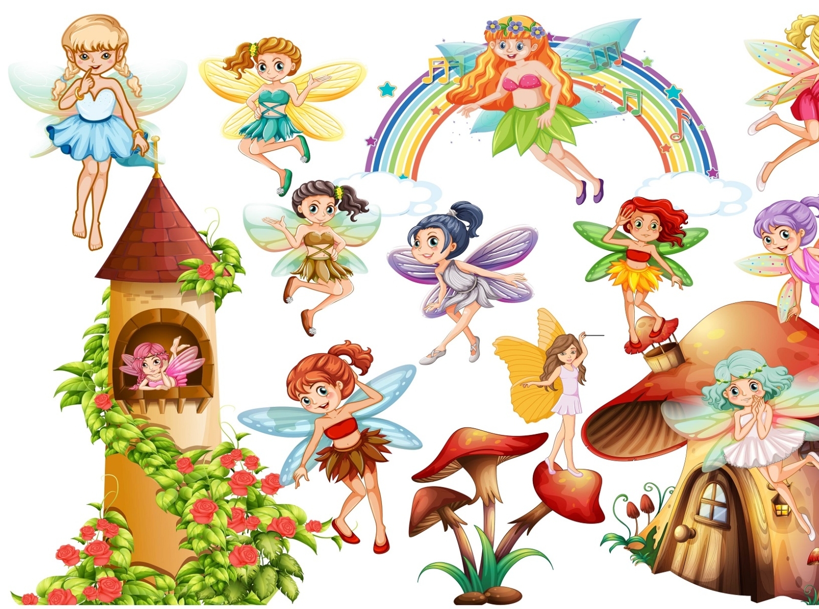 Fairy Clipart vector by Zyan on Dribbble