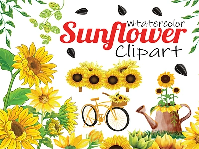 Watercolor Sunflower Clipart graphic design green leaves greenery frames greenery pattern greenery wreath summer flowers sunflower sunflower clipart sunflower watercolor sunflower wreaths ui watercolor watercolor flowers watercolor greenery watercolor leaves watercolor sunflowers