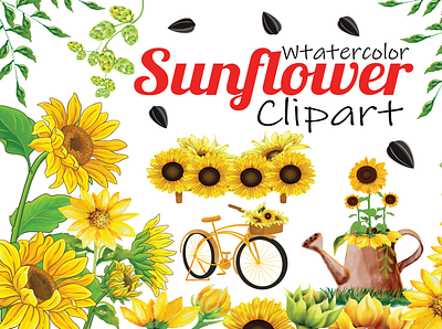 Watercolor Sunflower Clipart graphic design green leaves greenery frames greenery pattern greenery wreath summer flowers sunflower sunflower clipart sunflower watercolor sunflower wreaths ui watercolor watercolor flowers watercolor greenery watercolor leaves watercolor sunflowers