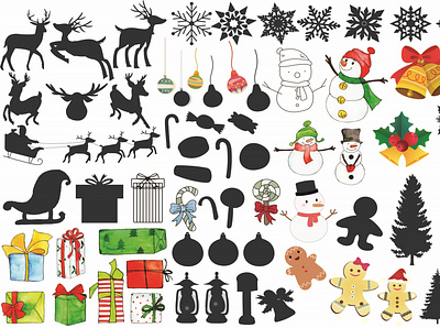 CHRISTMAS SVG Bundle christmas clipart christmas decorations christmas design christmas elements christmas family clipart christmas scene christmas svg christmas tree clipart commercial clipart festive clipart holiday clipart snowman clipart xmas clipart xmas tree