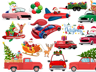 Christmas Car Red clipartk car clipart christmas car christmas clipart christmas train christmas truck red car clipart red truck clipart santa clipart santa truck clipart