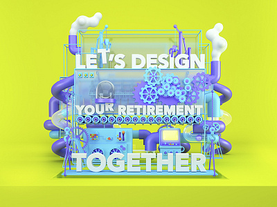 Bankia: Time Flies II 3d advertising bankia campaign cgi color inspire jvg machine render tubes