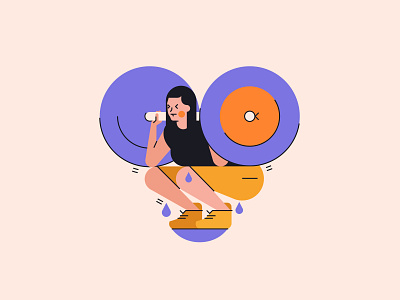 ️ squats? by Jason McCall on Dribbble