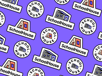 SchoolHouse Badge by Jason McCall for unfold on Dribbble