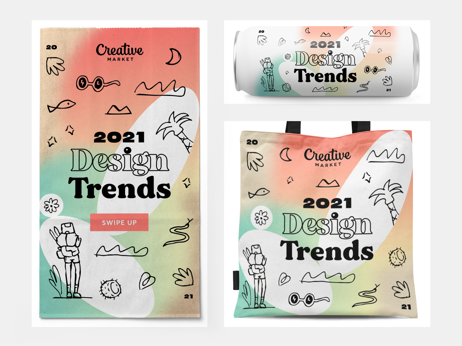 2021 Trends freelance designer freelancer package design packaging sustainable wonderlust travel illustration geometric gradients serif typeface serif fonts ad design ad 2021 design 2021 trend 2021 instagram stories instagram post social media