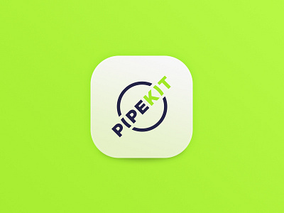 Pipekit logo app design app icon graphic design illustration logo design logo mark simple symbol
