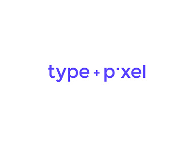 Type and Pixel logo