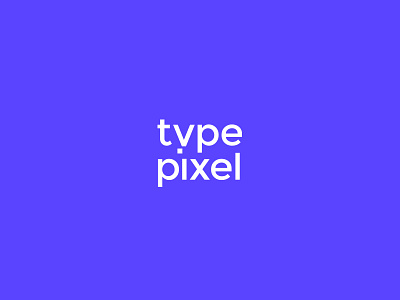 Type and Pixel alt logo design studio digital agency flat design graphic design logo logo design logo mark logo type simple design web design