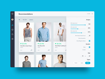 Clothing Data Concept clean ui clean website fashion ui flat design minimal ui simple ui simple website web design