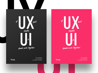 UX UI agency branding clean poster condensed fonts hand fonts minimal design minimal posters simple design simple poster simple typography street advertising ui design ux design