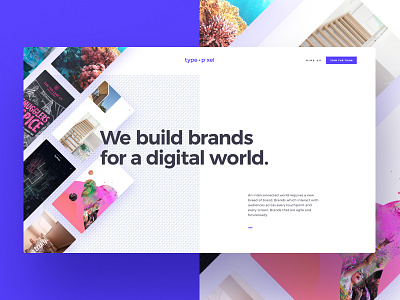 Type + Pixel home page final