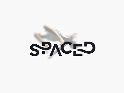 Spaced Logo black and white branding logo logo design logo mark logo type minimal sans serif simple logo spaced ui ux