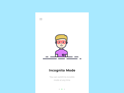 Incognito illustration incognito privacy
