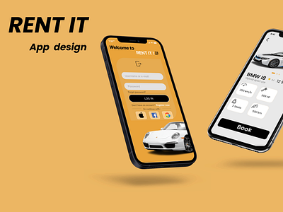 Rent it : Car rental app design