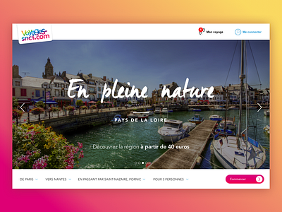 Voyages SNCF sncf train ui ux