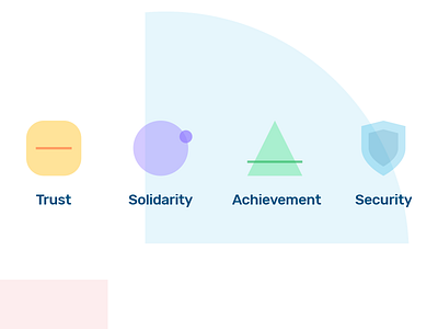 Company values icons