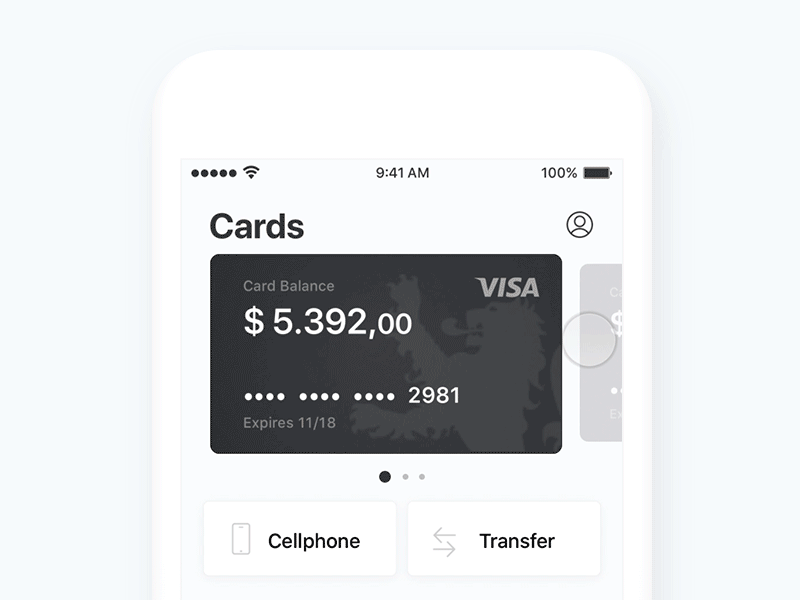 Mobile Banking iOS - Card
