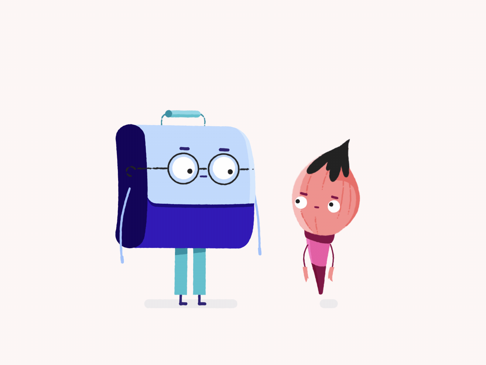 Patreon | Briefcase & Paintbrush 2d 2d animation angry animation art briefcase business character character animation characterdesign design fight gif hug illustration paintbrush thelittlelabs unity