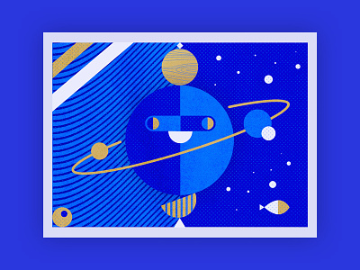 Gravity | Balance balance blue color experiments gold gravity planets shapes space