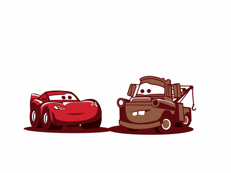 Cars 3 Stickers - BFF.